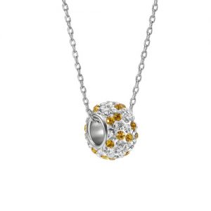 Fashion Unique 925 Sterling Silver Pendant Rhinestone Women's Necklace