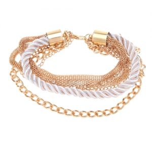 Fashional New Jewelry Rope Chain Decoration Bracelet Six Colors for Women Girls