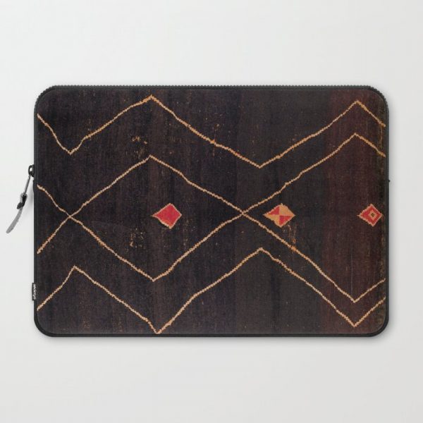 Feiija Antique South Morocco North African Pile Rug Print Computer Cover by Vicky Brago-MitchellA(r) - Laptop Sleeve - 15"