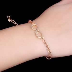 Female Jewelry Lucky Bracelet Letters Blessing Dream Hope Faith Love Bracelet & Bangle Bijouterie