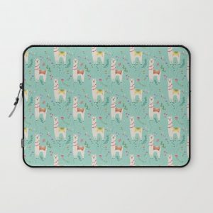 Festive Llama Computer Cover by Lathe & Quill - Laptop Sleeve - 13"