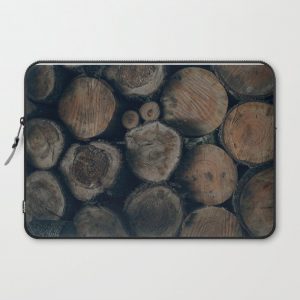 Firewood (Horizontal) Computer Cover by alex geerts - Laptop Sleeve - 15"