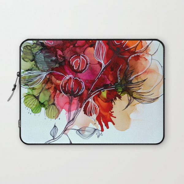 Fleurs de coton Computer Cover by Pixels - Laptop Sleeve - 13"