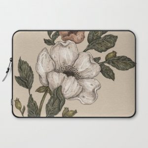 Floral Laurel Computer Cover by Jessica Roux - Laptop Sleeve - 15"