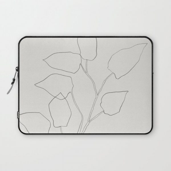 Floral Study no. 5 Computer Cover by Megan Galante - Laptop Sleeve - 13"