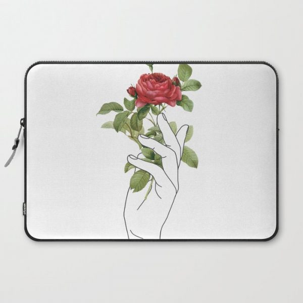 Flower in the Hand Computer Cover by Nadja - Laptop Sleeve - 15"