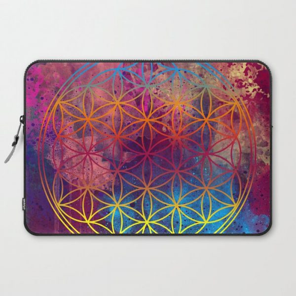 Flower of Life Computer Cover by LeakyPenProductions - Laptop Sleeve - 15"