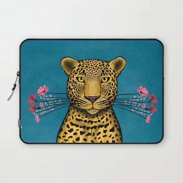 FlowerLeopard Computer Cover by Wild-e - Laptop Sleeve - 13"