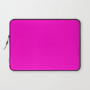 Fluorescent neon pink | Solid Colour Computer Cover by KOOVOX - Laptop Sleeve - 13"