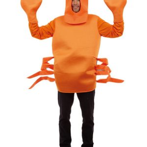 Food Costume Lobster Orange Adults Unisex Halloween Costumes