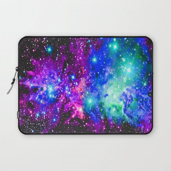 Fox Fur Nebula Galaxy Pink Purple Blue Computer Cover by 2sweet4words Designs - Laptop Sleeve - 13"