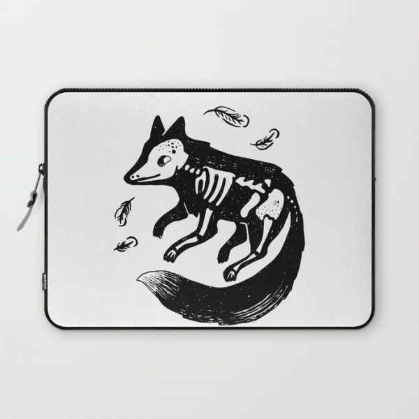 Fox Skull Computer Cover by Original DNA Plus - Laptop Sleeve - 13"