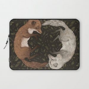 Foxes Computer Cover by Jessica Roux - Laptop Sleeve - 13"