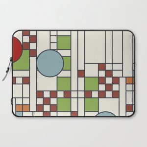 Frank lloyd wright pattern S02 Computer Cover by Et meus-moi - Laptop Sleeve - 15"