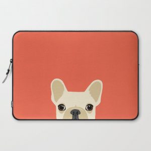 French Bulldog Computer Cover by Anne Was Here - Laptop Sleeve - 15"