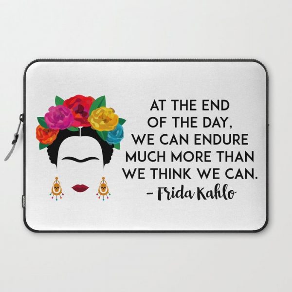 Frida's Strength Computer Cover by EmilyAdamsOnFire - Laptop Sleeve - 15"