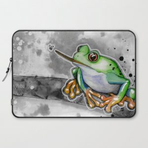 Frog Computer Cover by Pfirsichfuchs - Laptop Sleeve - 15"