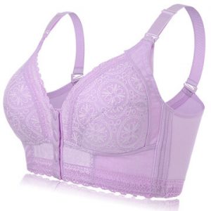 Front Open Button Nursing Bra