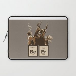 Funny chemistry bear discovered beer Computer Cover by NewSignCreation - Laptop Sleeve - 13"