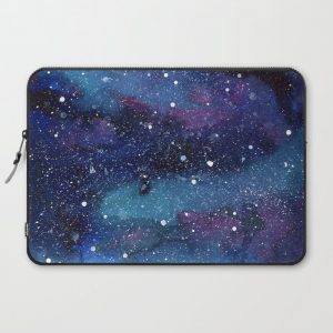 Galaxy Space Painting Stars Cosmic Universe Nebula Art Computer Cover by Olechka - Laptop Sleeve - 15"