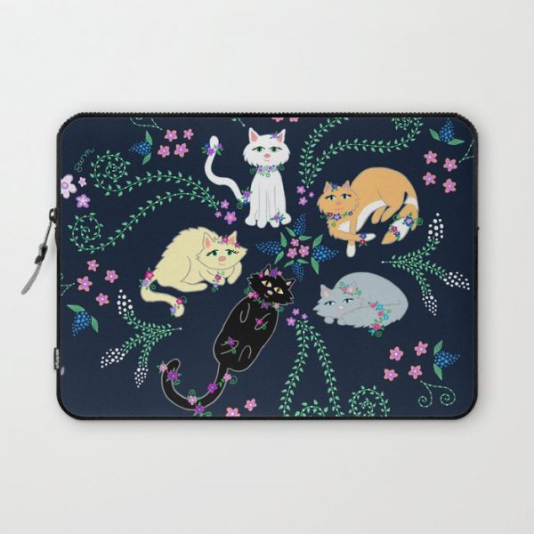 Garden Kitties Computer Cover by Shannon Messenger - Laptop Sleeve - 13"