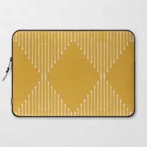 Geo / Yellow Computer Cover by Summer Sun Home Art - Laptop Sleeve - 15"