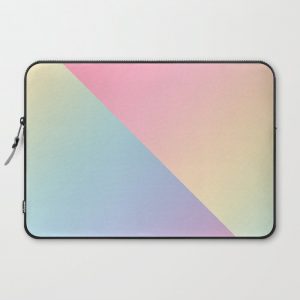 Geometric abstract rainbow gradient Computer Cover by Caro Martini - Laptop Sleeve - 15"