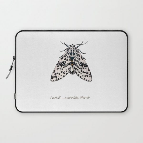 Giant Leoprd Moth Computer Cover by Jada Fitch - Laptop Sleeve - 13"