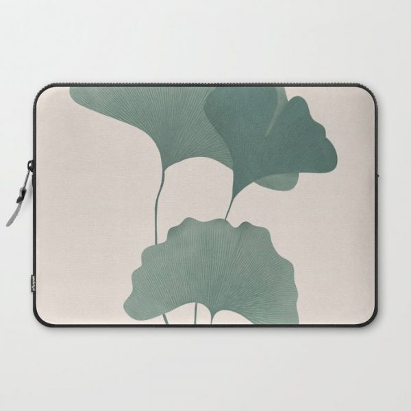 Ginko Leaves Computer Cover by City Art - Laptop Sleeve - 15"