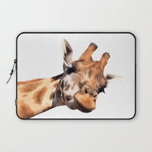 Giraffe portrait Computer Cover by Alemi - Laptop Sleeve - 13"