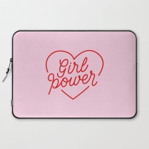 Girl Power Heart Computer Cover by Miss Lu - Laptop Sleeve - 15"