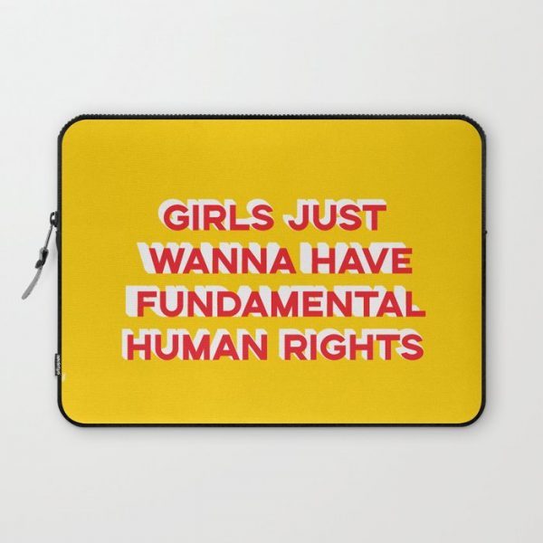 Girl Rights Computer Cover by Arantxa - Laptop Sleeve - 13"