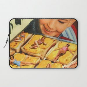 Girls on toast Computer Cover by Vertigo Artography - Laptop Sleeve - 13"