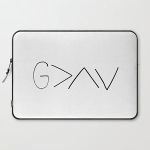 God is greater v2 Computer Cover by mightazerie - Laptop Sleeve - 15"