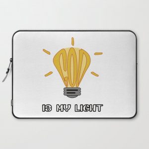 God is my Light Computer Cover by Ichthys - Laptop Sleeve - 15"