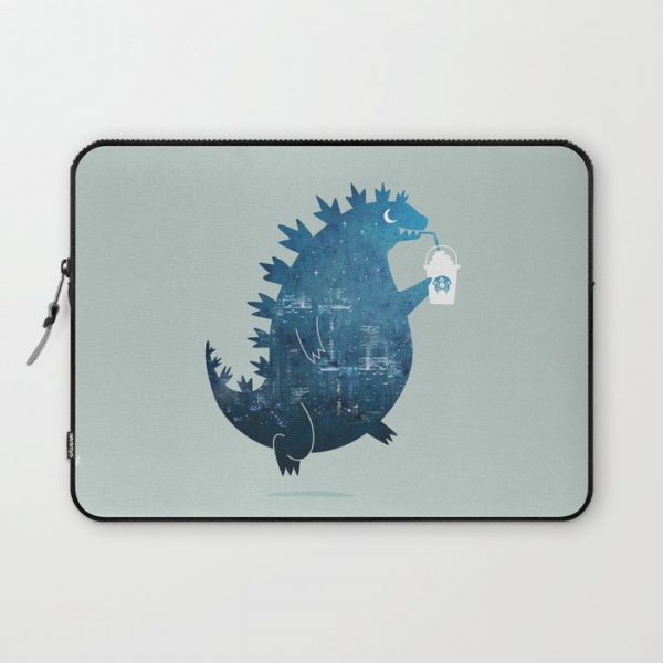 Godzillatte Computer Cover by mogumogu - Laptop Sleeve - 13"