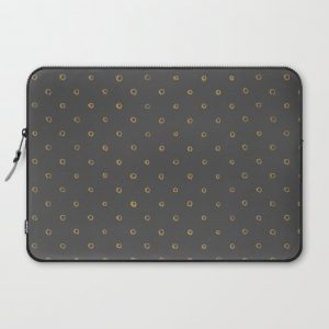 Gold Donuts Computer Cover by Nichole C - Laptop Sleeve - 15"