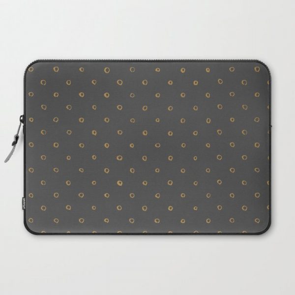 Gold Donuts Computer Cover by Nichole C - Laptop Sleeve - 15"