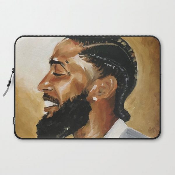 Gold Soul Nipsey Hussle Computer Cover by GRAY XCV - Laptop Sleeve - 15"