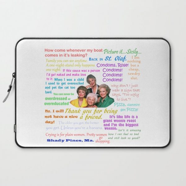 Golden Girl Quotes Computer Cover by GiantSquid1 - Laptop Sleeve - 15"