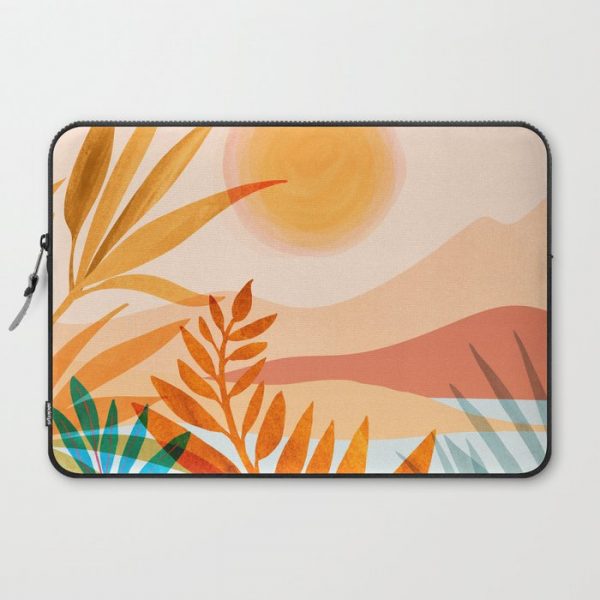 Golden Greek Garden Computer Cover by moderntropical - Laptop Sleeve - 15"