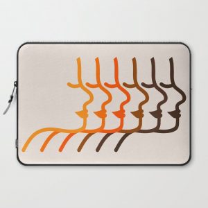 Golden Silhouettes Computer Cover by Circa 78 Designs - Laptop Sleeve - 15"