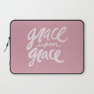 Grace upon Grace x Rose Computer Cover by AnointedHome - Laptop Sleeve - 13"