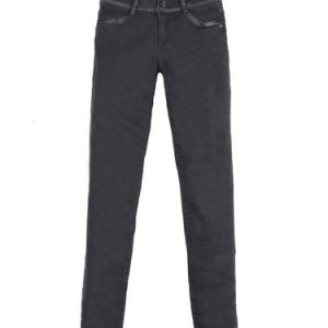 Gray Pockets Zipper Casual Plain Jeans