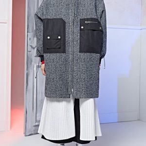 Gray Statement Two Piece Woven Plain Suits And Separate