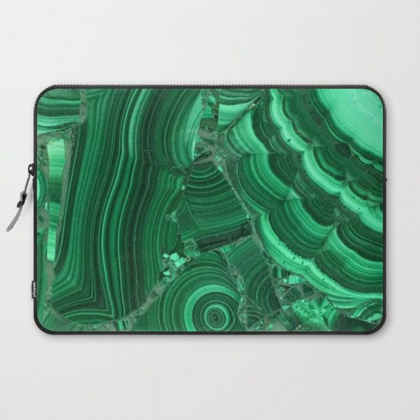 Green Agate Surface Computer Cover by Draper & Harlow - Laptop Sleeve - 15"