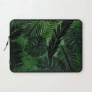 Green Foliage Computer Cover by Vickn - Laptop Sleeve - 13"