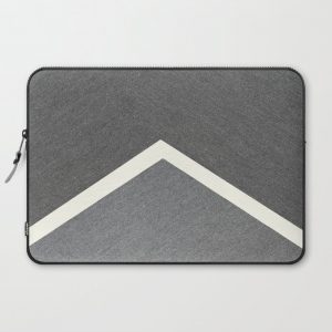 Grey Geometric CTN Computer Cover by ''CVogiatzi. - Laptop Sleeve - 15"