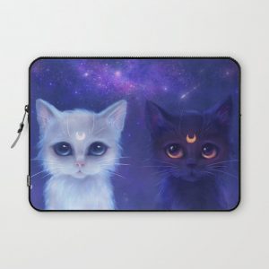 Guardian Cats Computer Cover by ARiA Illustration - Laptop Sleeve - 13"