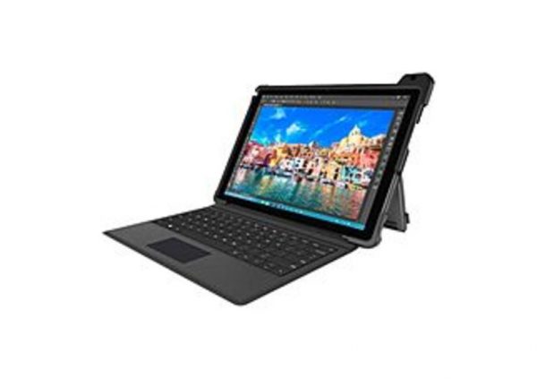 Gumdrop DropTech Case for Microsoft Surface Pro 4 - For Microsoft Surface Pro 4 Tablet - Black - Impact Resistant, Drop Resistant - Silicone, Acryloni